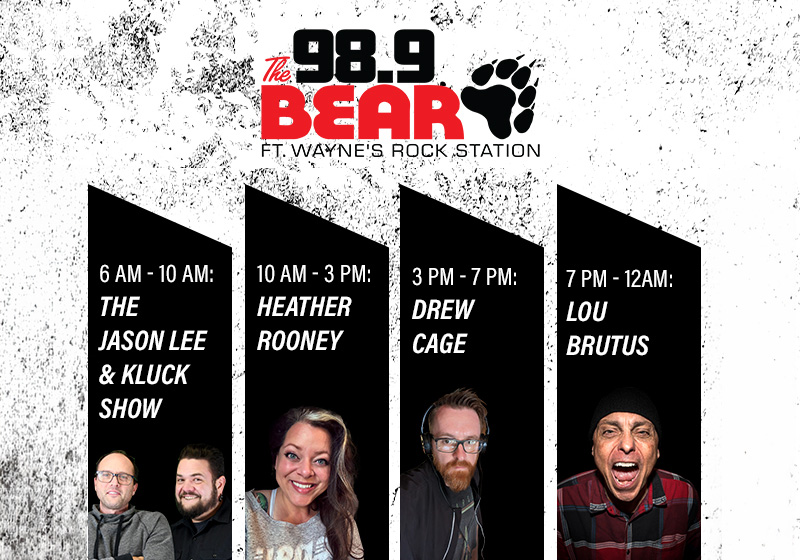 For over 35 years, 98.9 The Bear has proudly served as the premier rock station in Fort Wayne. With a commanding 50,000-watt signal, The Bear effortlessly connects with over 96,000 dedicated listeners across Northeast Indiana and Northwest Ohio each week. Its diverse playlist spans rock classics from the 70s to the cutting-edge tracks of today, catering to a devoted fan base known for their unwavering loyalty to the brands they cherish. Whether it's their preferred shopping destinations, choice of vehicles, or beverage preferences, Bear listeners stay true to what they love. Advertisers partnering with The Bear understand that winning over a loyal listener means securing a customer for life.